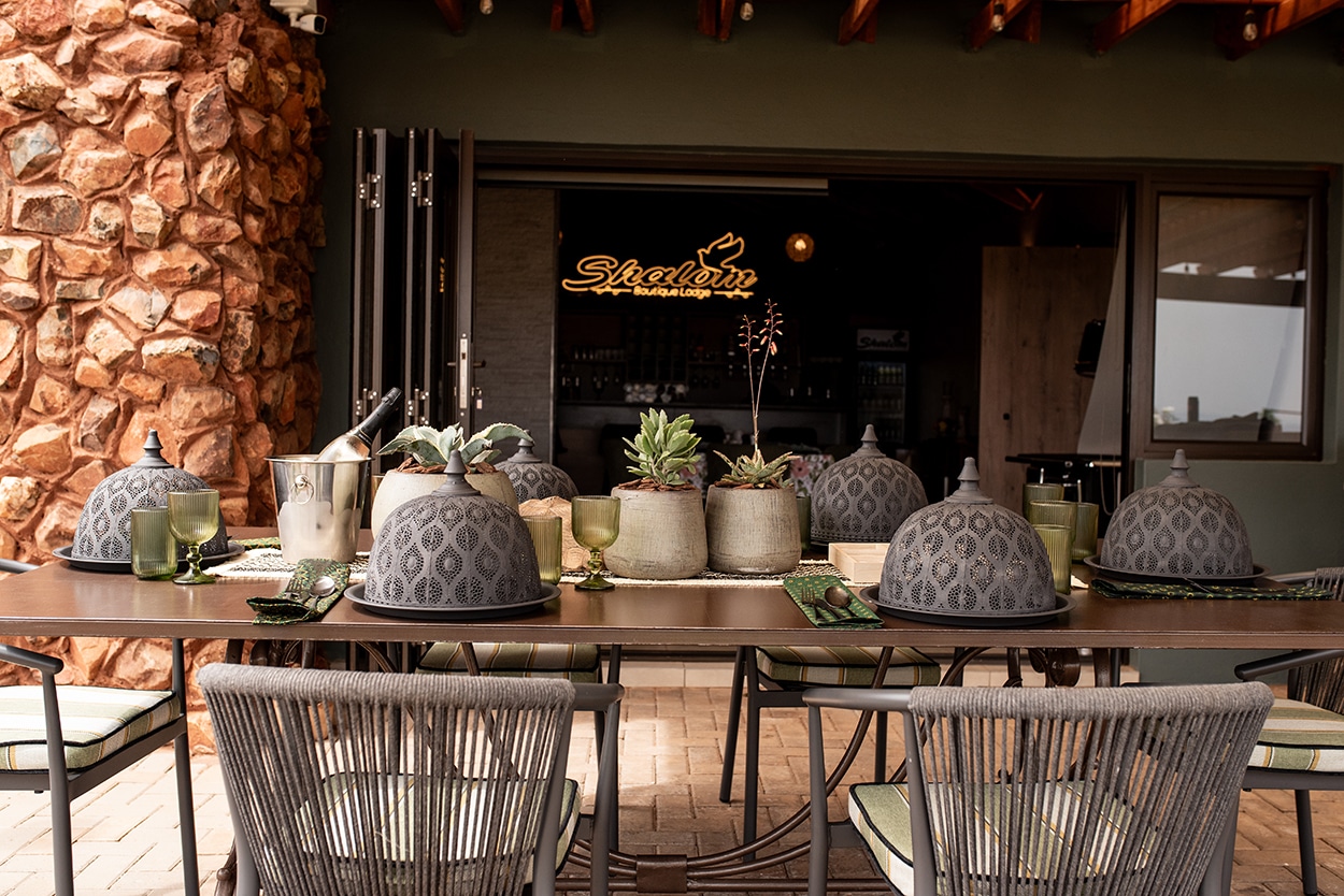 Guest experience at Shalom Boutique Lodge & Hunting Safaris.