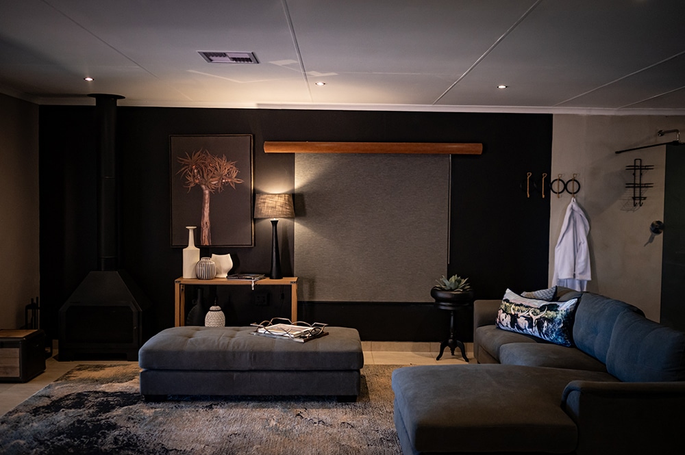 Interior of a luxury safari lodge room at Shalom Boutique Lodge & Hunting Safaris